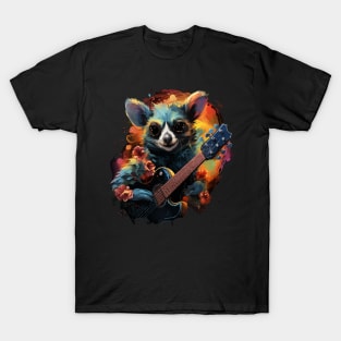 Lemur Playing Guitar T-Shirt